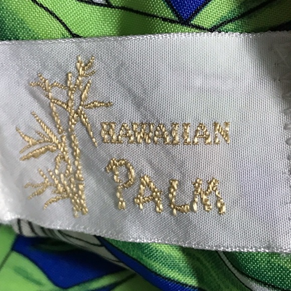 HAWAIIAN PALM Maxi Dress Size S Tropical Print 048 - Picture 6 of 7